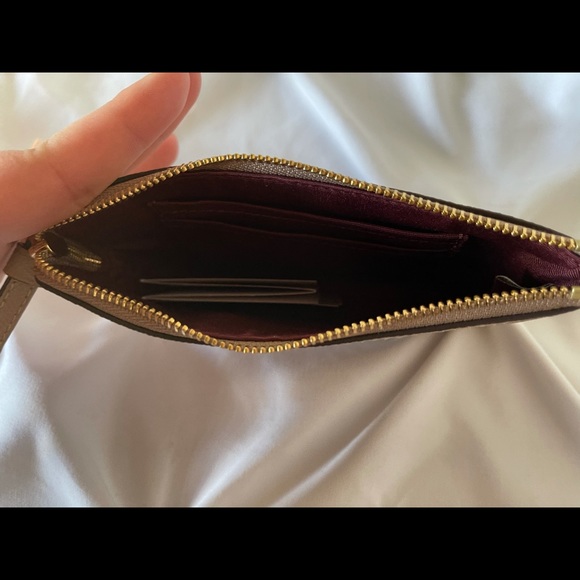 SOLD~Coach Nude Single Wristlet - Picture 2 of 3